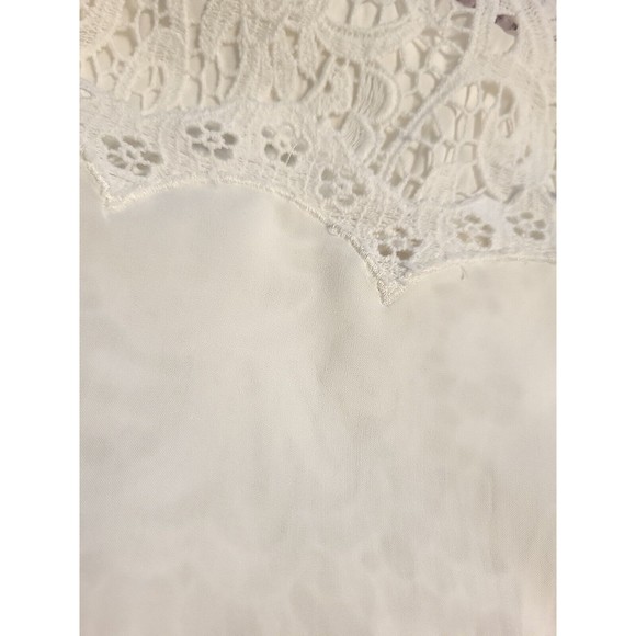 Vintage Juicy Couture-Elegant white Lace Long Sleeve Dress - Picture 10 of 11